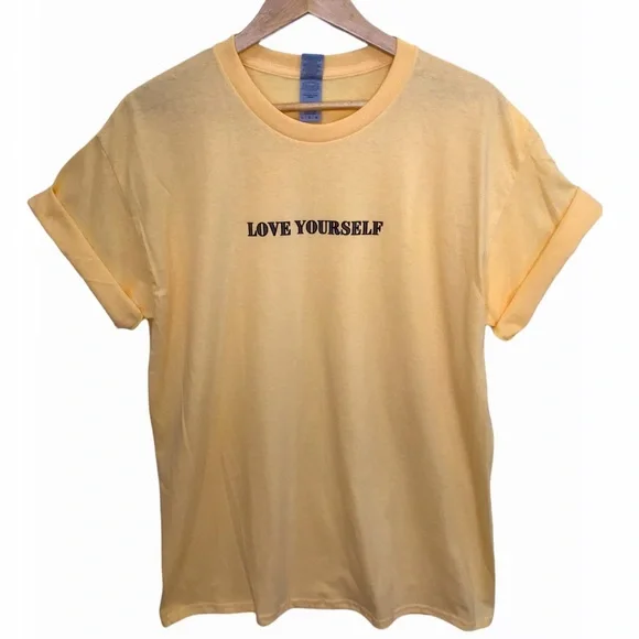 LOVE YOURSELF Unisex Adult 100% Cotton T-Shirts - Various - Picture 3 of 9